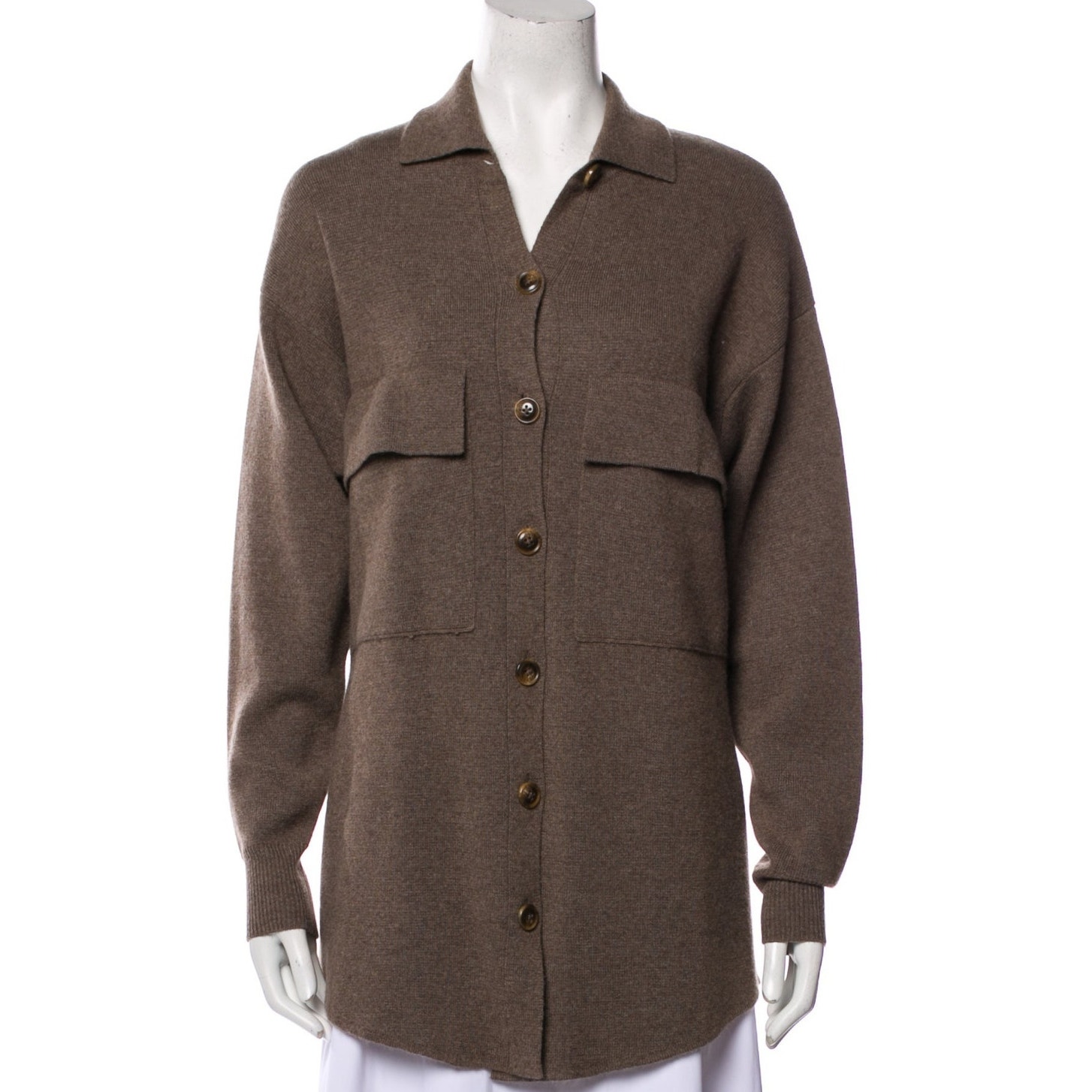 Autumn Cashmere Cozy Brown Cardigan Sweater Size Xs